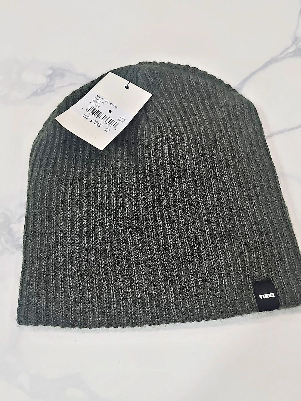 Volcom Manchester Beanie Ribbed Beanie in Greeny NWT